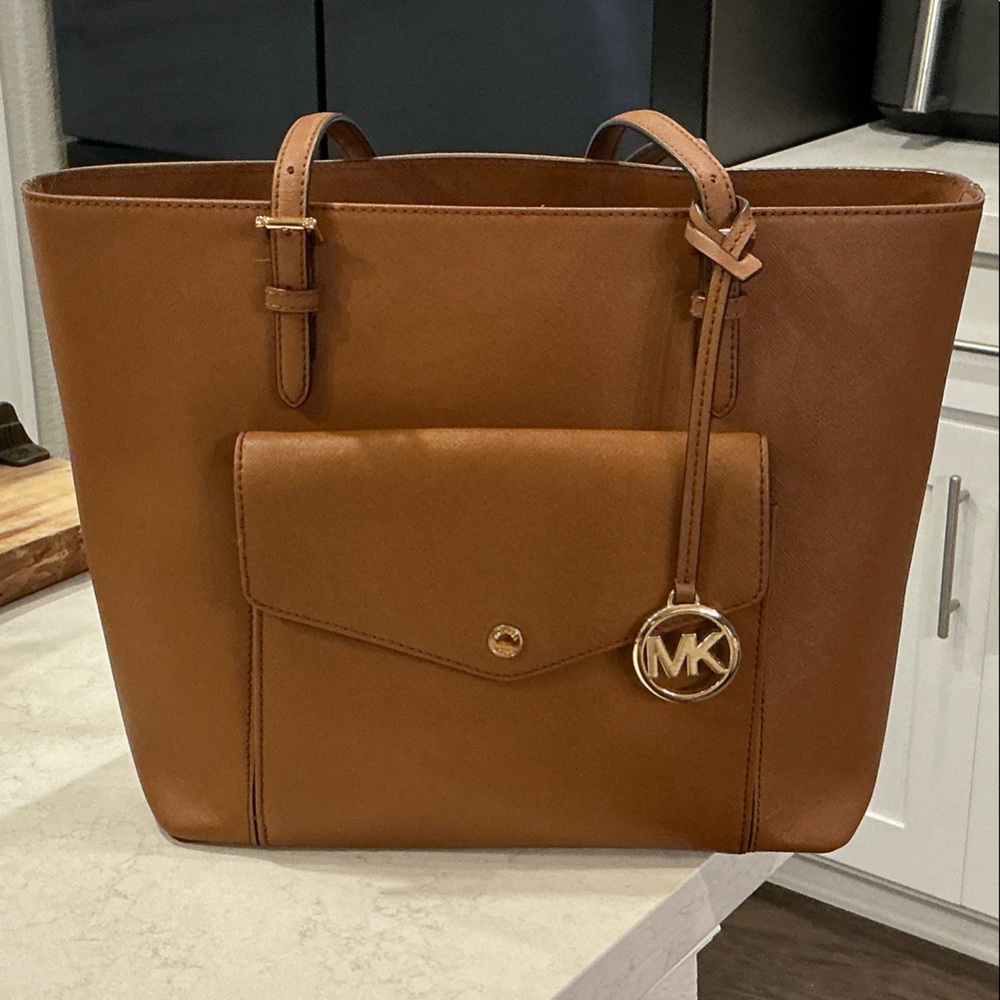 Michael Kors Tan Leather Tote